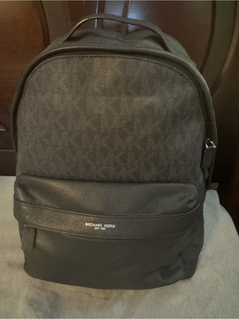 Michael Kors Pacey Medium Signature Logo Backpack